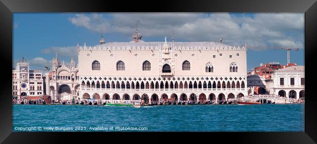 Doge's Palace, Palazzo Ducale Framed Print by Holly Burgess