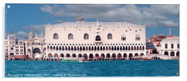 Doge's Palace, Palazzo Ducale Acrylic by Holly Burgess