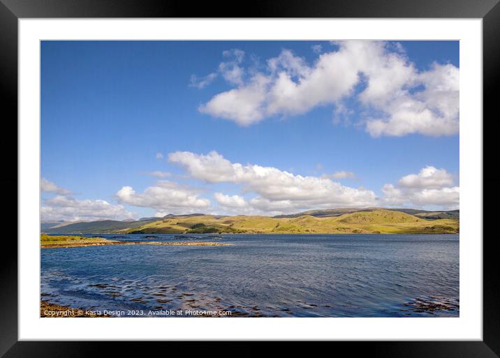 Glorious Day on Loch Fyne Framed Mounted Print by Kasia Design