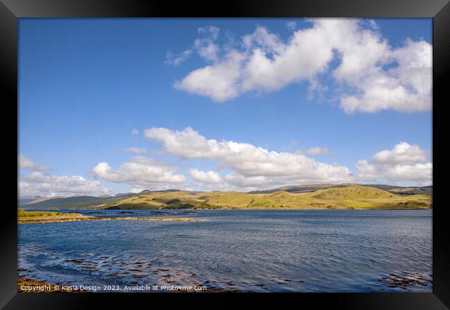 Glorious Day on Loch Fyne Framed Print by Kasia Design