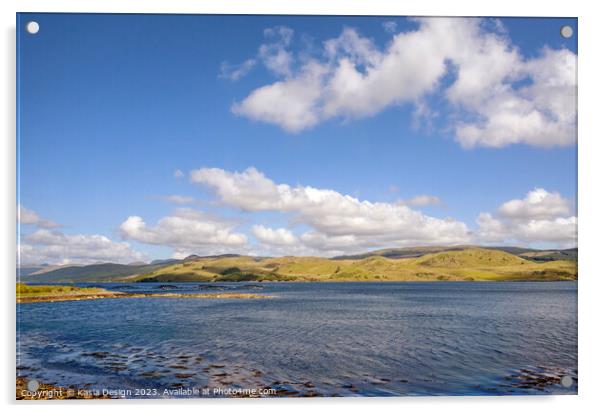 Glorious Day on Loch Fyne Acrylic by Kasia Design