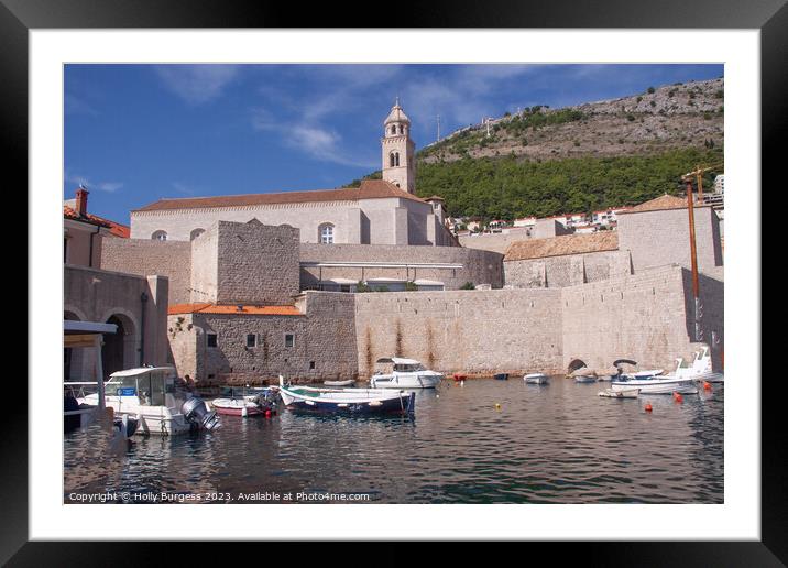 St. Blaise Church Croatia Dubrovnik  Framed Mounted Print by Holly Burgess