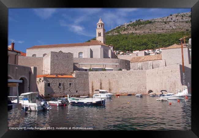 St. Blaise Church Croatia Dubrovnik  Framed Print by Holly Burgess