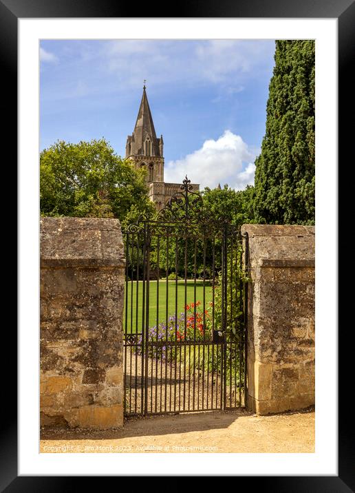 Christ Church Cathedral Framed Mounted Print by Jim Monk