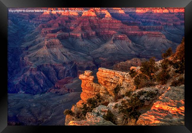 Grand Canyon National Park  Framed Print by Derek Daniel