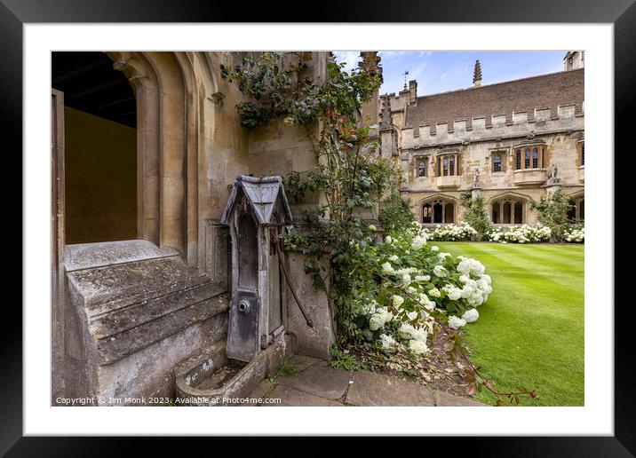 Magdalen College Cloisters Framed Mounted Print by Jim Monk