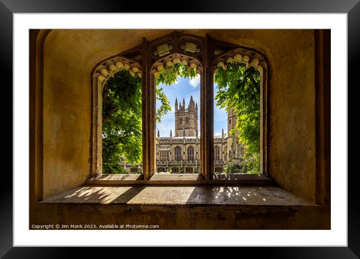  Magdalen College, Oxford University Framed Mounted Print by Jim Monk