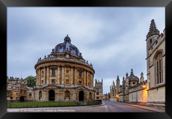 Radcliffe Camera Oxford Framed Print by Jim Monk