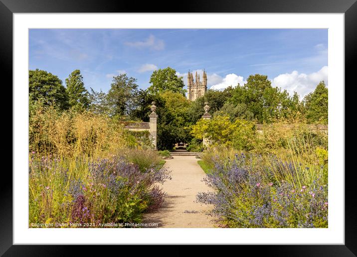 Oxford Botanic Garden Framed Mounted Print by Jim Monk