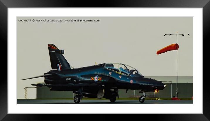  fighter jet Framed Mounted Print by Mark Chesters