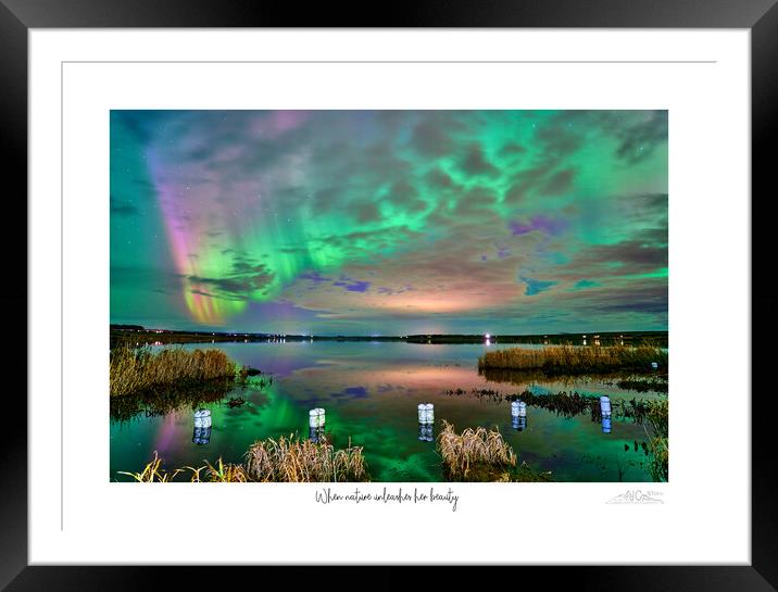 When nature unleashes her beauty Framed Mounted Print by JC studios LRPS ARPS