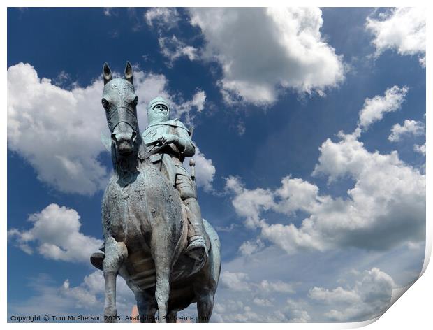 Robert The Bruce Statue Print by Tom McPherson