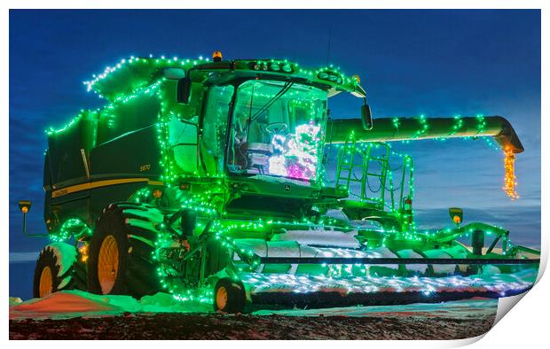 combine with Christmas lights Print by Dave Reede