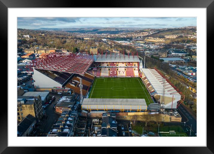 Valley Parade Framed Mounted Print by Apollo Aerial Photography