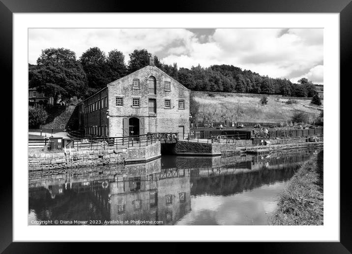Standedge Visitor Centre Yorkshire. Framed Mounted Print by Diana Mower