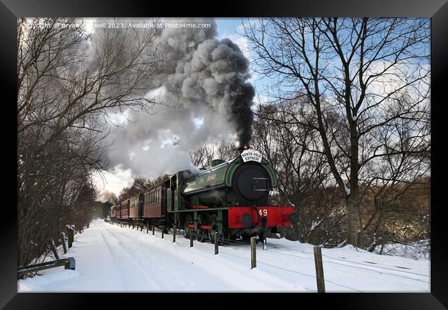 Tanfield Railway Polar Express Framed Print by Bryan Attewell