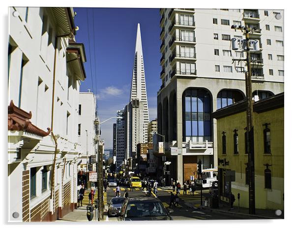 SAN FRANCISCO PYRAMID Acrylic by radoslav rundic