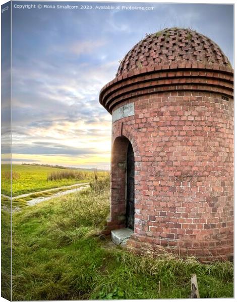 Victorian Red Brick Pumping Station Canvas Print by Fiona Smallcorn