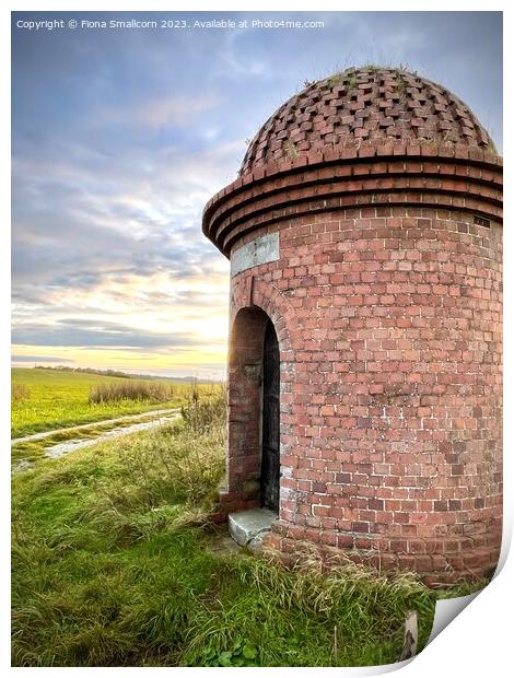 Victorian Red Brick Pumping Station Print by Fiona Smallcorn