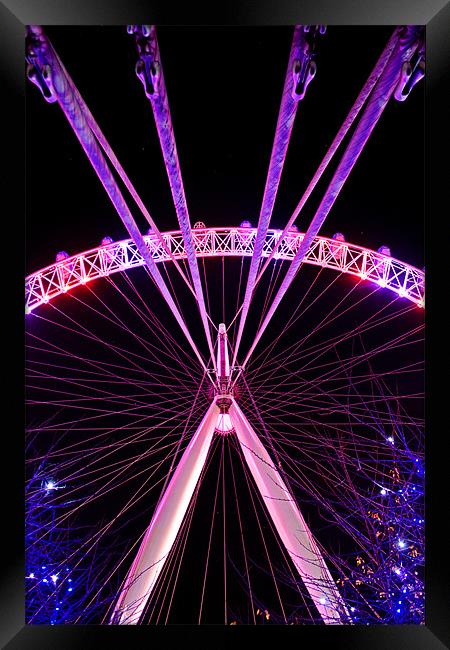 The London Eye Framed Print by Phil Clements
