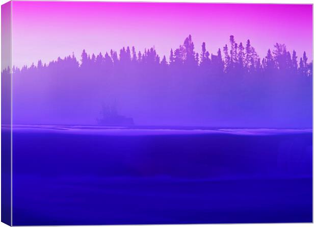 Whiteshell River, Canvas Print by Dave Reede