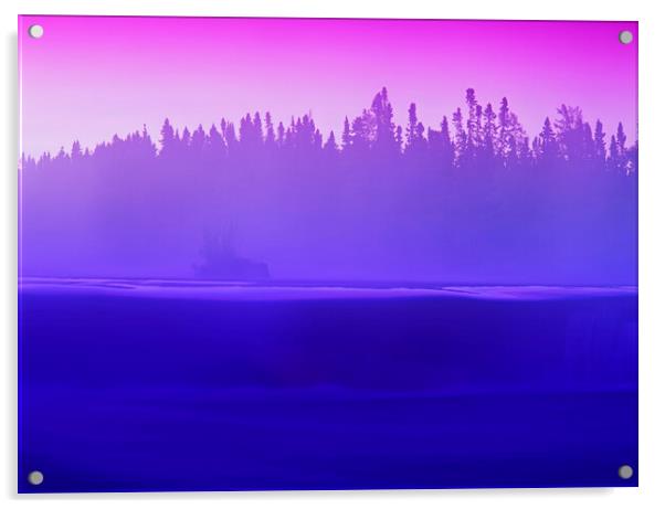 Whiteshell River, Acrylic by Dave Reede