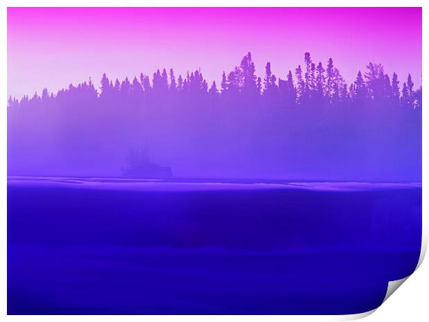 Whiteshell River, Print by Dave Reede