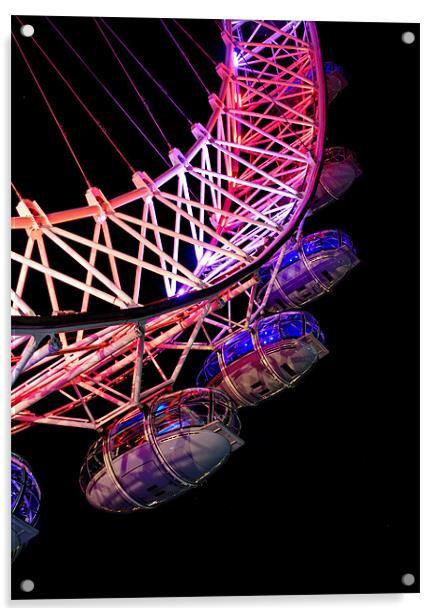 London Eye Pods Acrylic by Phil Clements