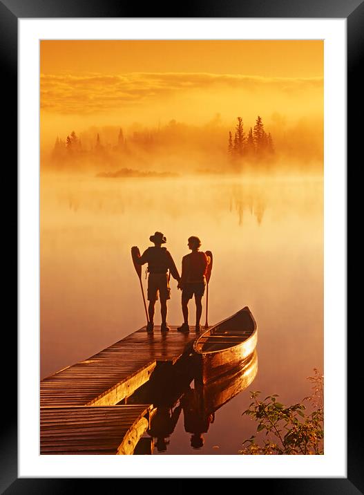 perfect morning Framed Mounted Print by Dave Reede