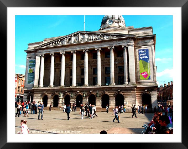 Council house Nottingham. Framed Mounted Print by john hill