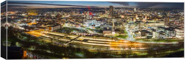 Sheffield Panorama Canvas Print by Apollo Aerial Photography
