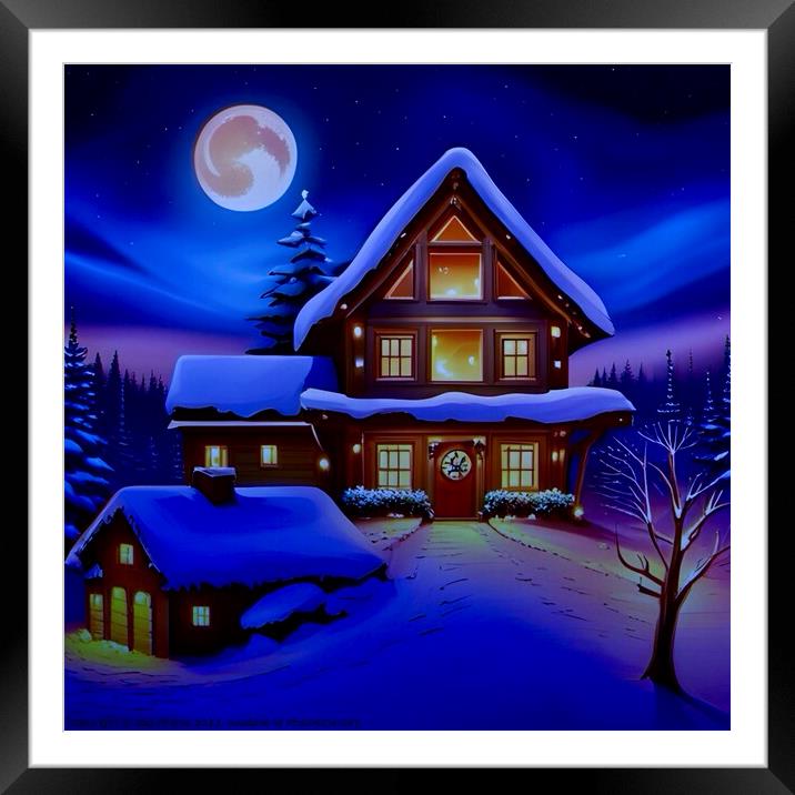  Christmas Winter Time Magic  Framed Mounted Print by Zap Photos