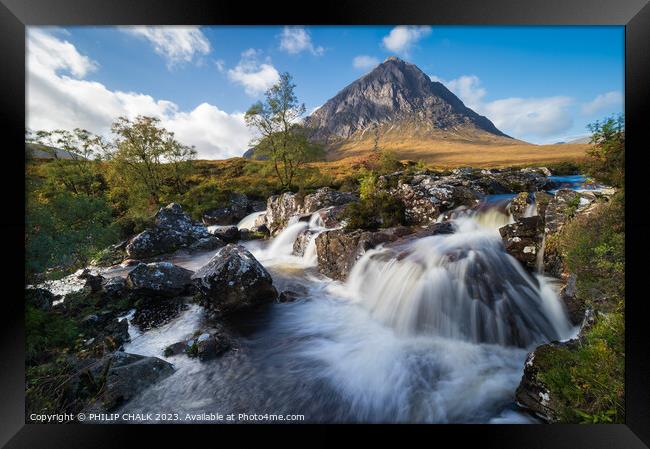 Famous view of Buachaille etive mor 990 Framed Print by PHILIP CHALK