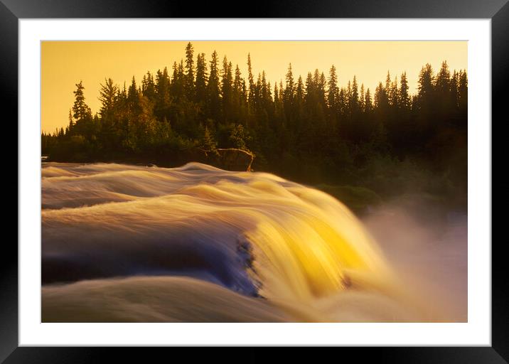 Evening Flow Framed Mounted Print by Dave Reede