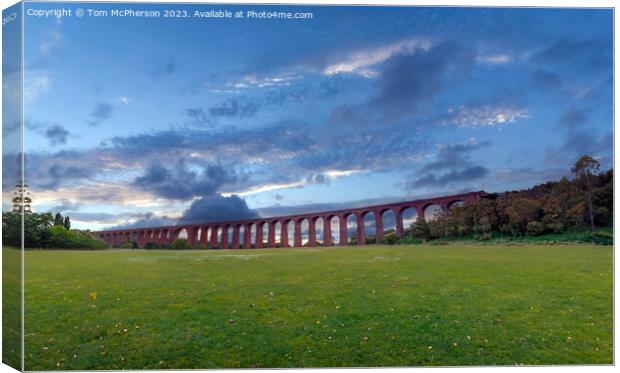 Culloden viaduct Canvas Print by Tom McPherson