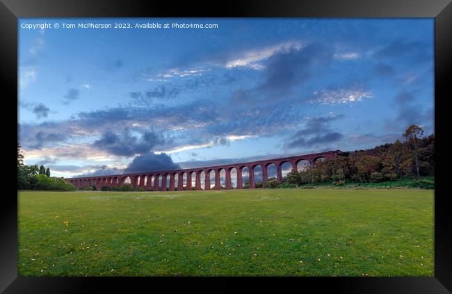 Culloden viaduct Framed Print by Tom McPherson