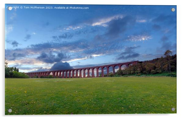 Culloden viaduct Acrylic by Tom McPherson