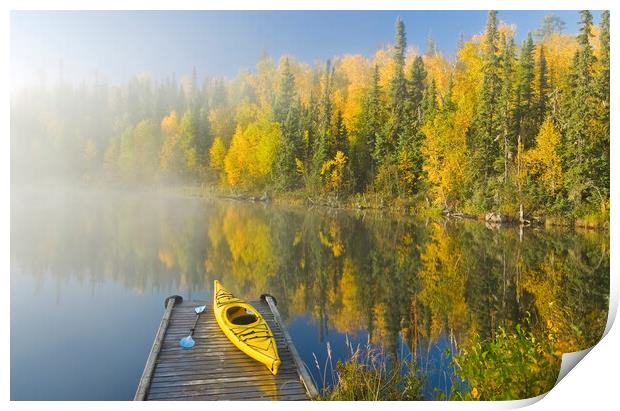 Northern Lake Print by Dave Reede