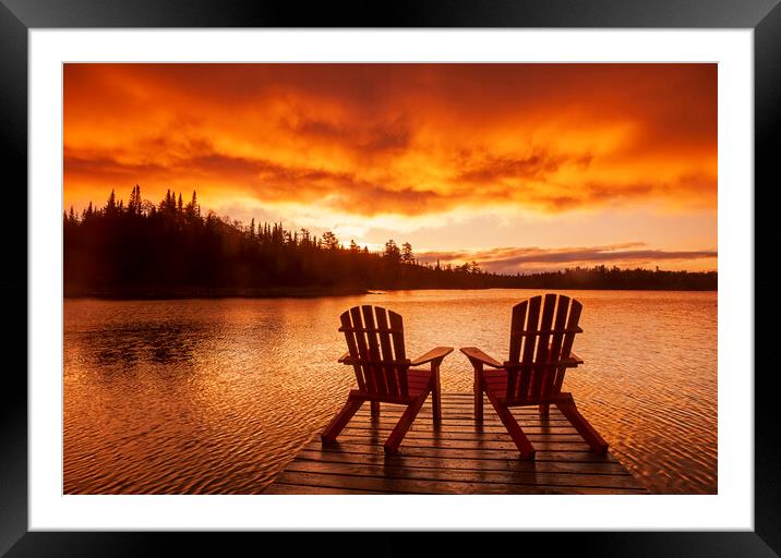 Being There At Sunrise Framed Mounted Print by Dave Reede