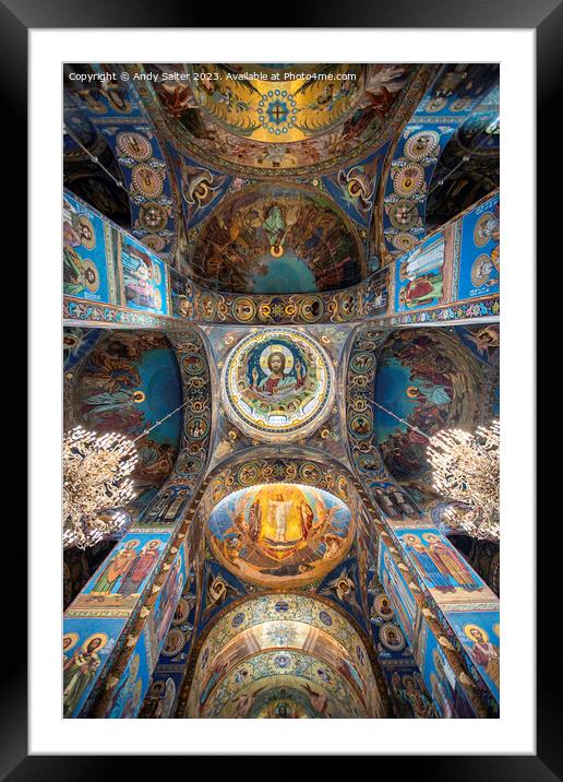 Church of the Savior on Blood Framed Mounted Print by Andy Salter