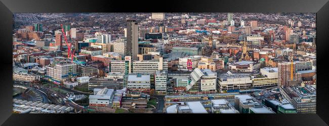 The City of Sheffield Framed Print by Apollo Aerial Photography