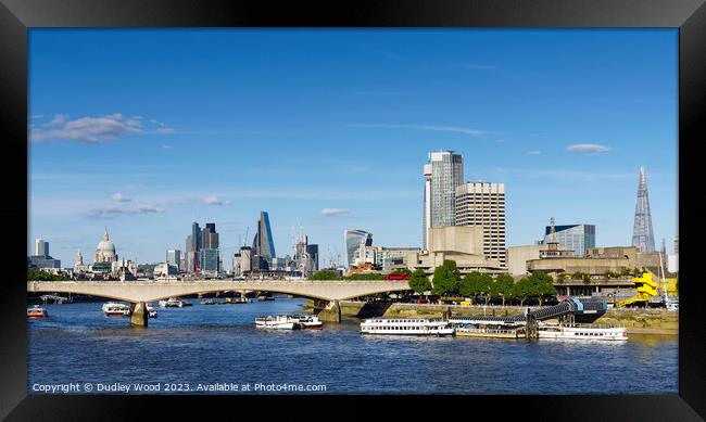 London City skyline Framed Print by Dudley Wood