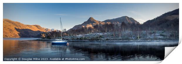 Loch Leven and the Pap of Glencoe Print by Douglas Milne