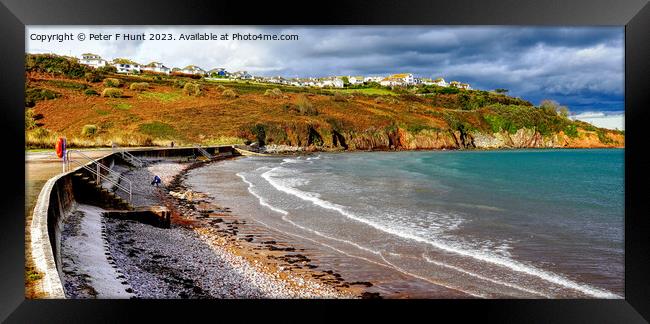 Autumn Colours At Broadsands Beach  Framed Print by Peter F Hunt