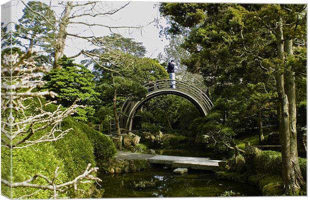 DRUM BRIDGE Canvas Print by radoslav rundic