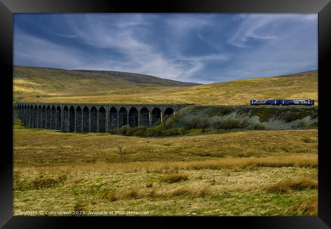 The Ribblehead Viaduct Framed Print by Colin Green
