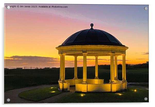 December sunrise at the Bandstand Acrylic by Jim Jones