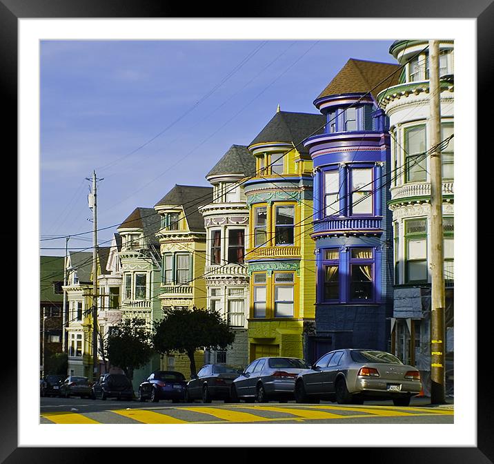 STREET OF SAN FRANCISCO Framed Mounted Print by radoslav rundic