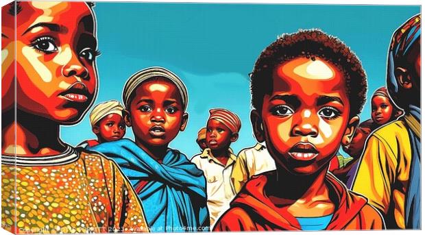CHILDREN OF THE AFTER 5 Canvas Print by OTIS PORRITT