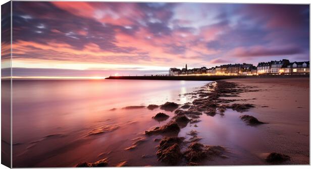 East Beach Nairn Canvas Print by Steve Smith